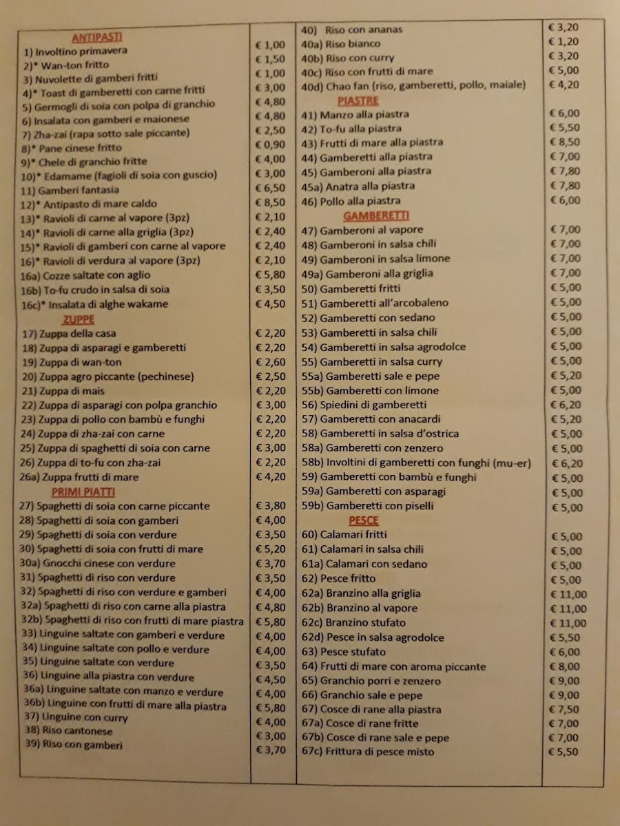 Ristorante Cinese Felice Photo Menu 9
