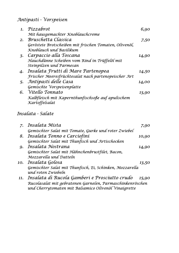 Di Nardo Photo Menu 5