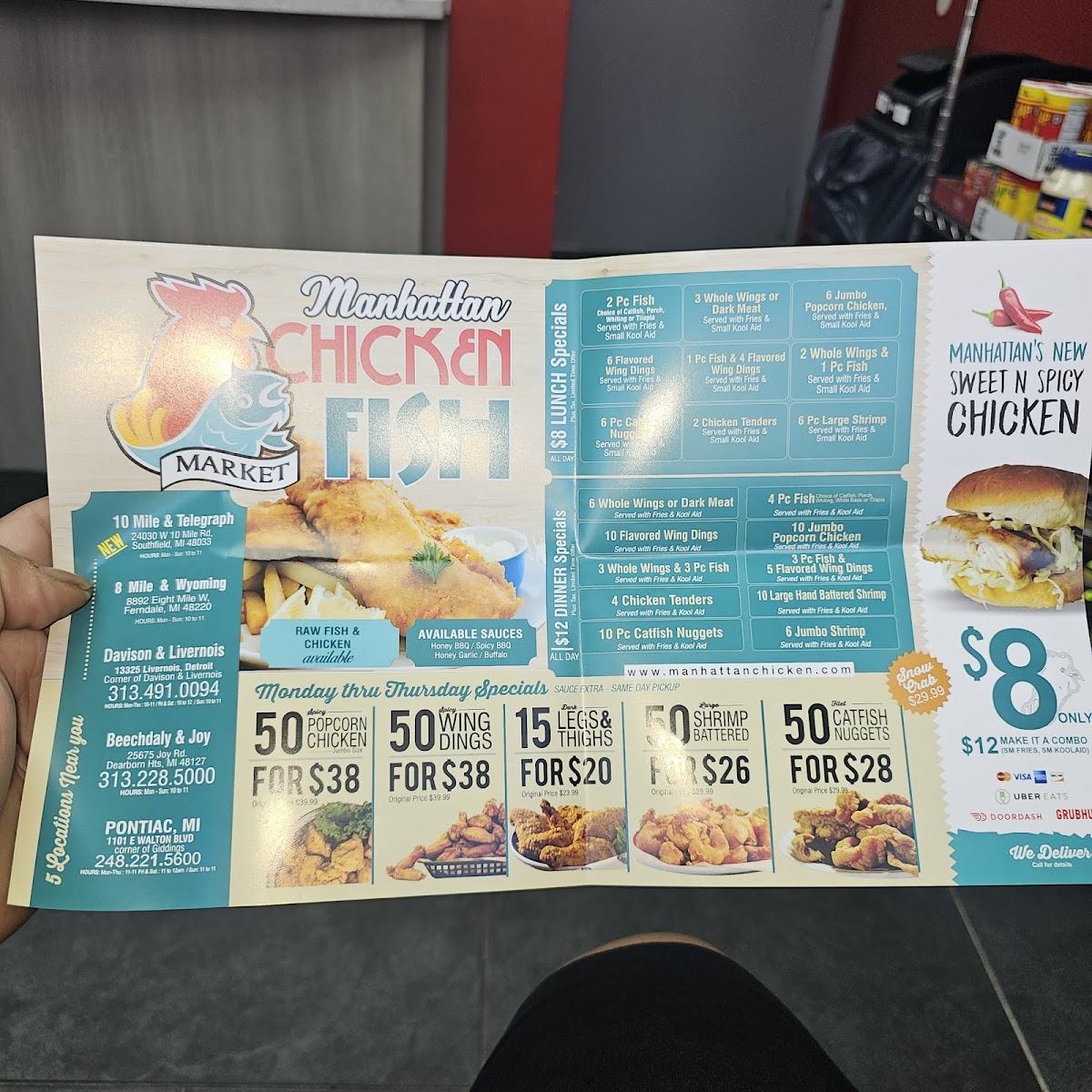 Manhattan Fish & Chicken Photo Menu 3