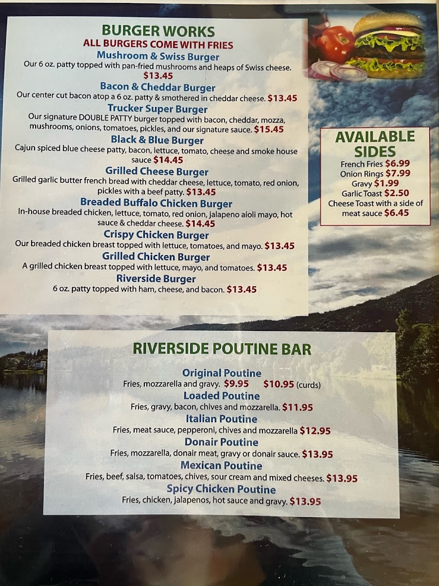 Riverside Diner & Lounge Photo Menu 4