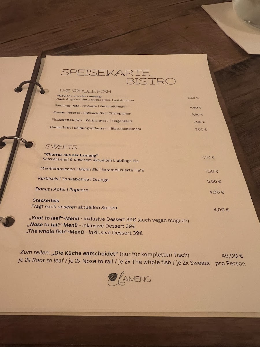 Lameng MENUE & Lameng BISTRO Photo Menu 1
