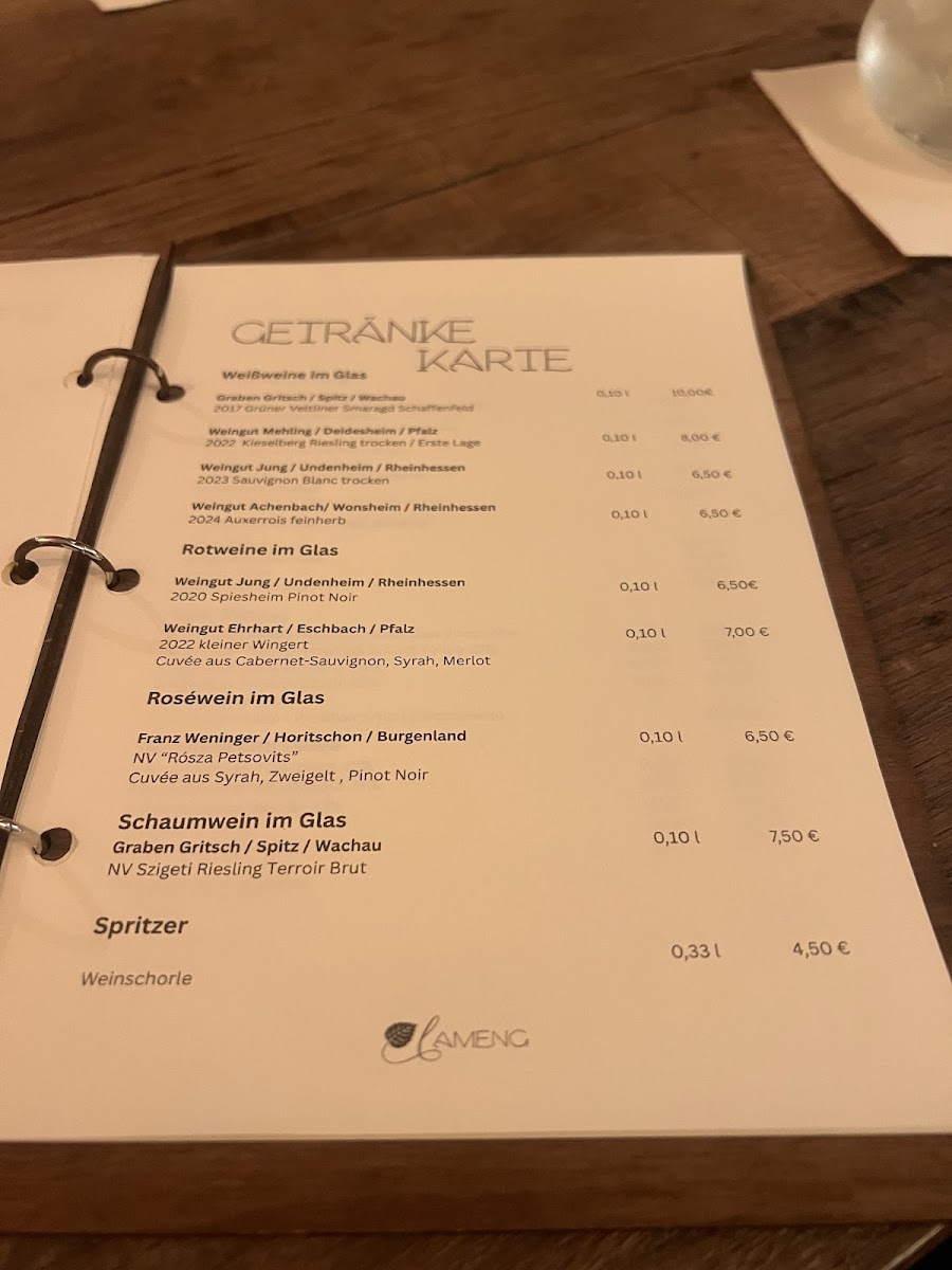 Lameng MENUE & Lameng BISTRO Photo Menu 4