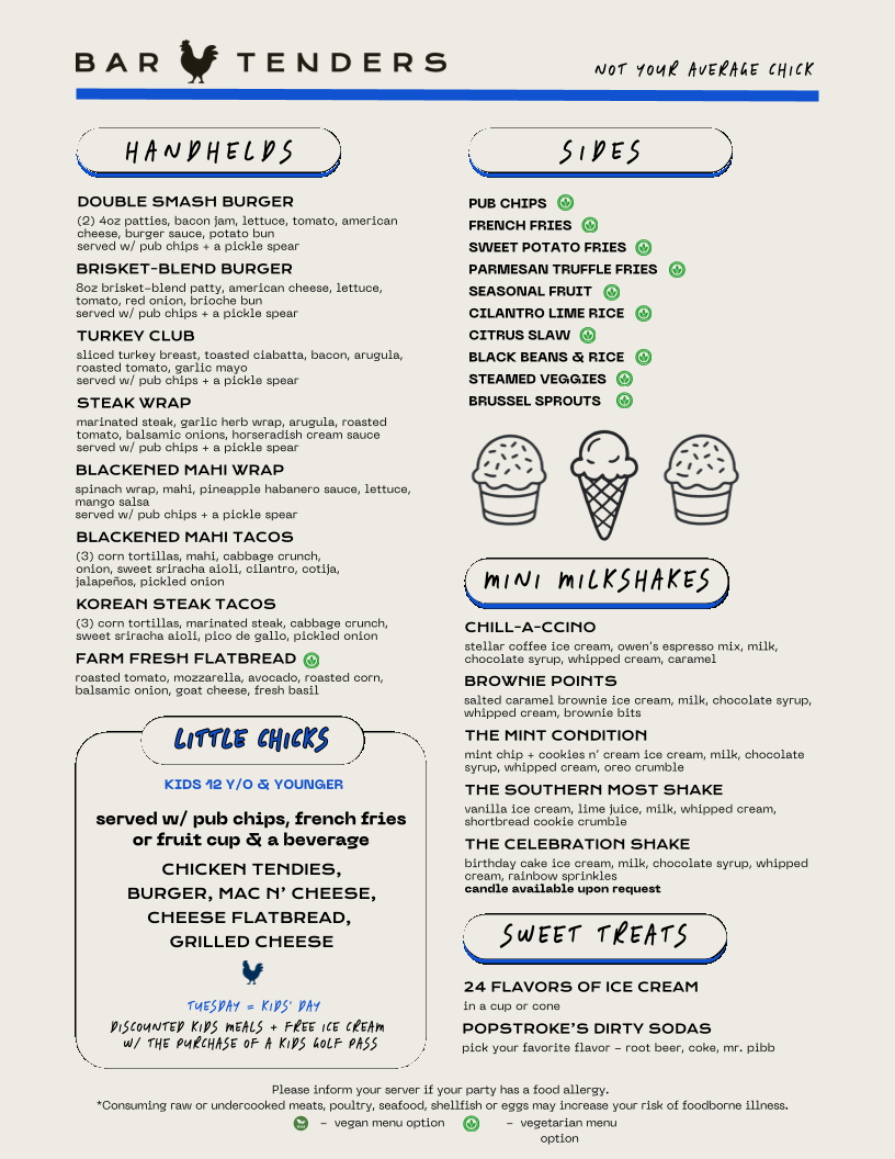 BarTenders Eatery Photo Menu 1