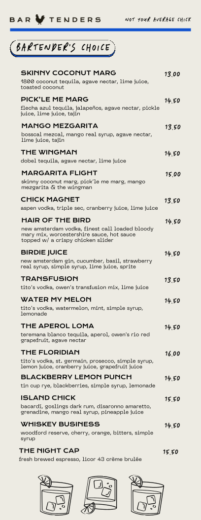 BarTenders Eatery Photo Menu 3