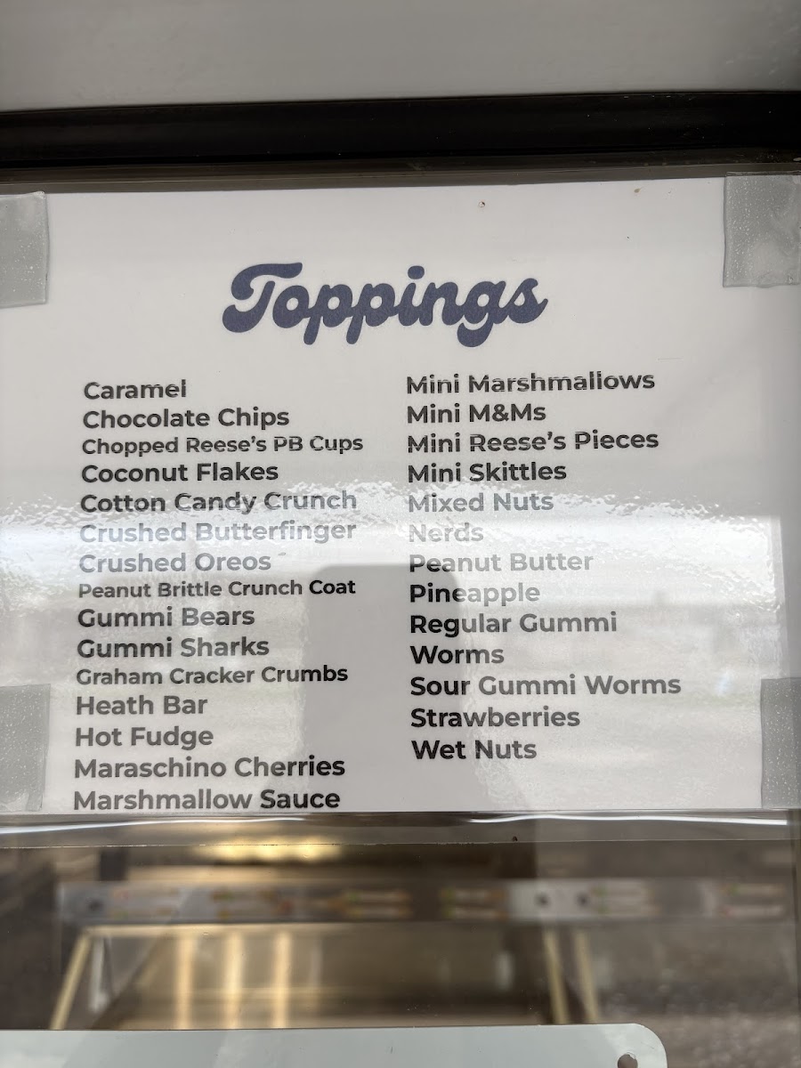 Lickety Splits Ice Cream Shop Photo Menu 3