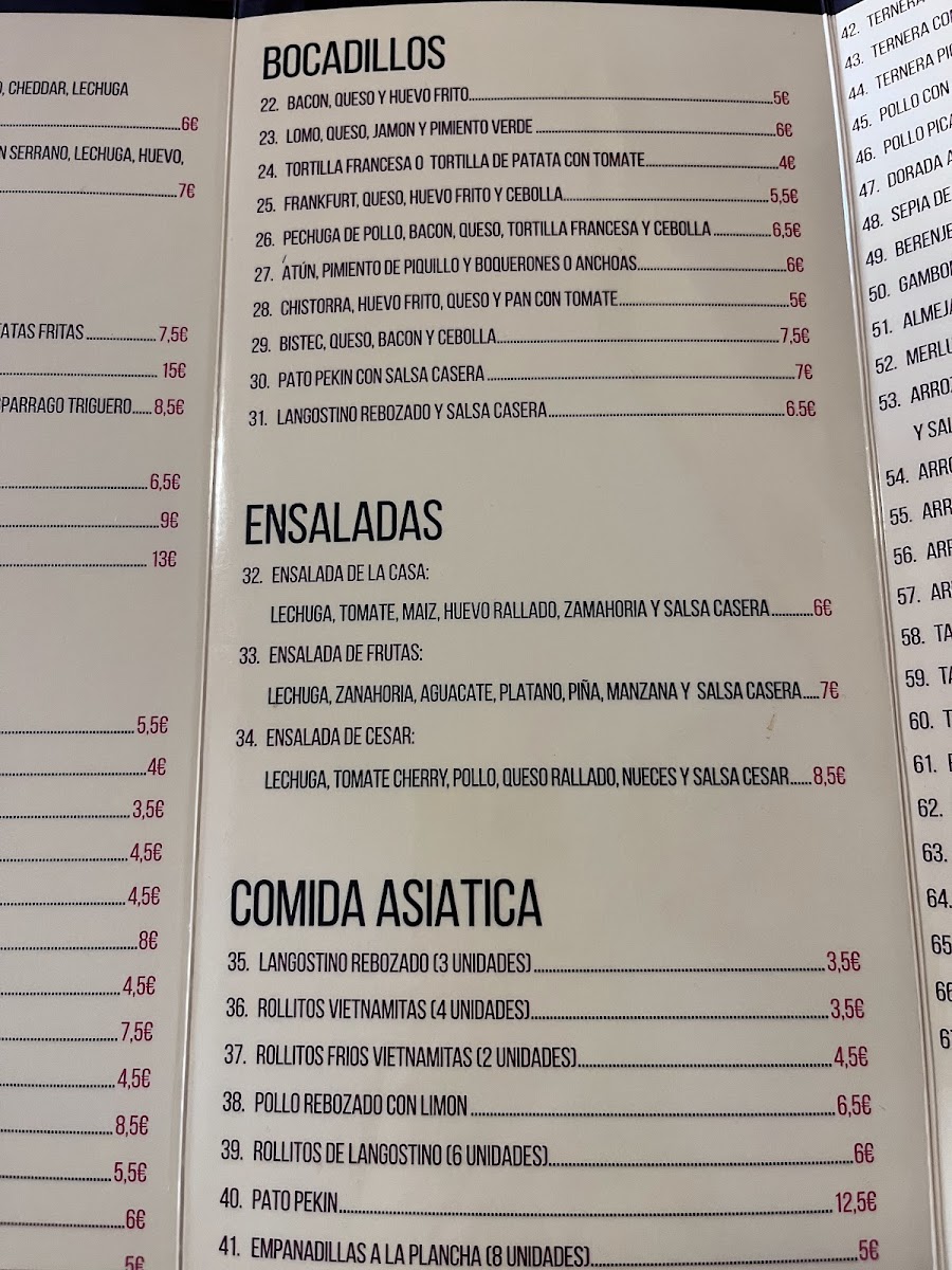 La Plaza café-bar Photo Menu 10