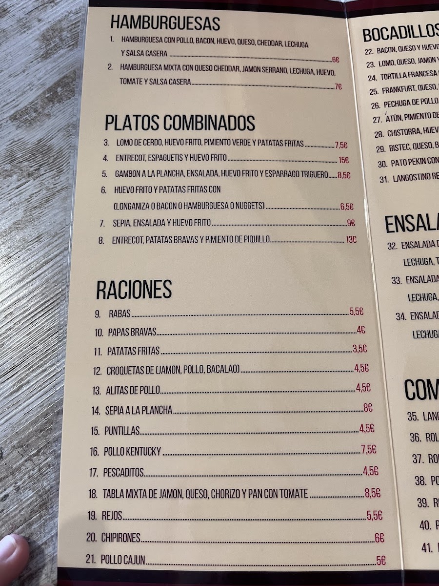 La Plaza café-bar Photo Menu 4