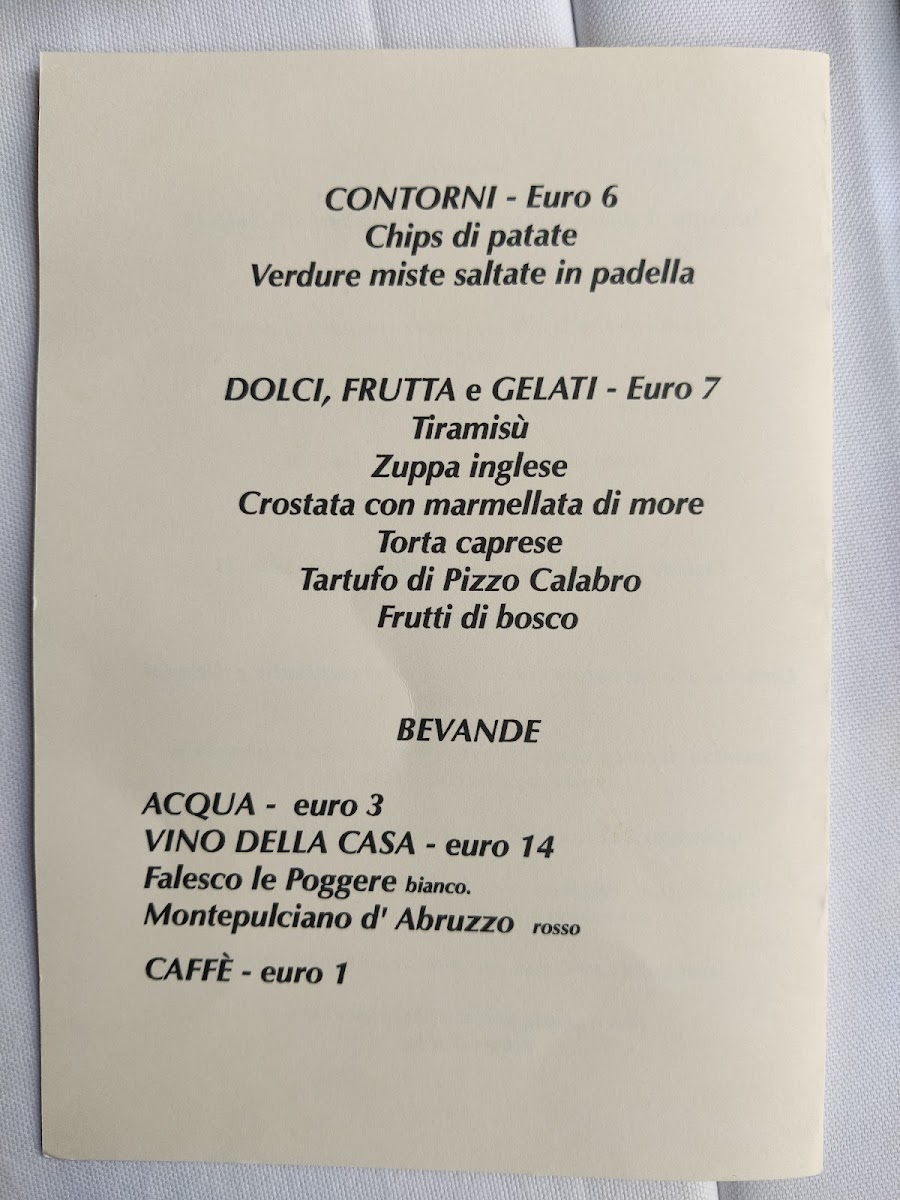 Mamma Angelina Photo Menu 1