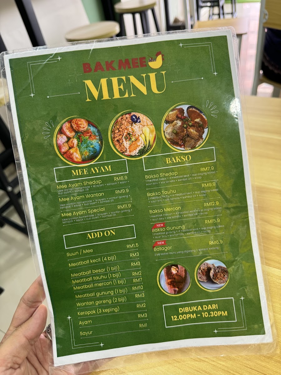 BAKMEE (Ayam Gepuk • Bakso • Mee Ayam) Photo Menu 2
