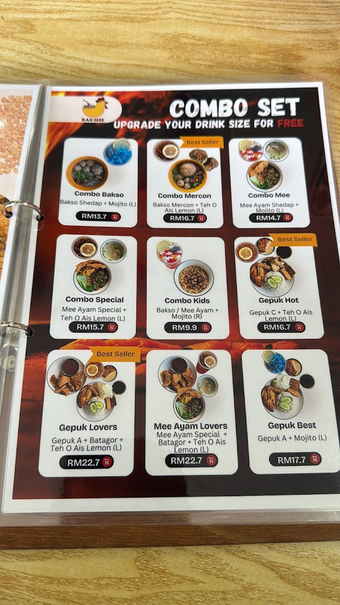BAKMEE (Ayam Gepuk • Bakso • Mee Ayam) Photo Menu 4