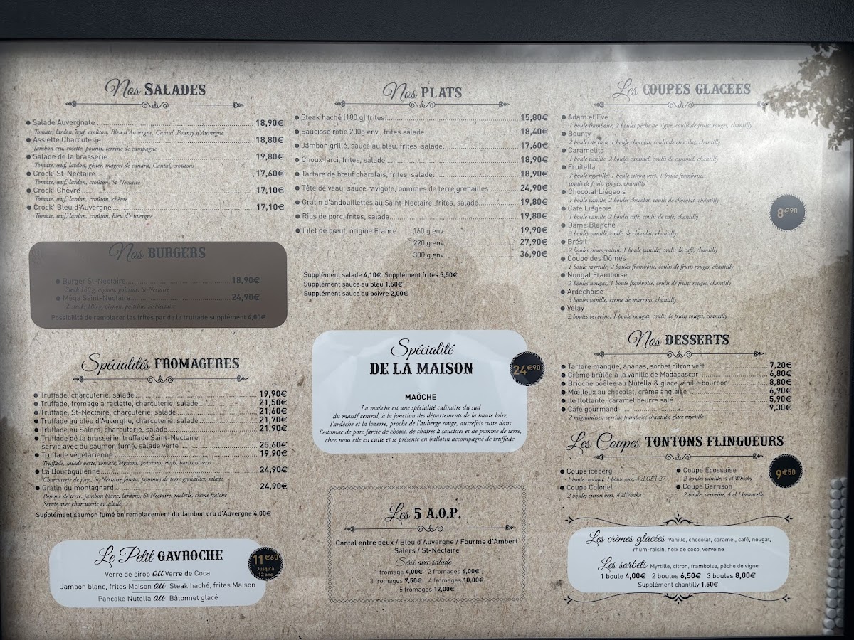 BRASSERIE SHELBY Photo Menu 1