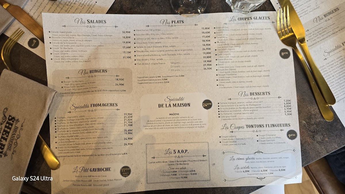 BRASSERIE SHELBY Photo Menu 2