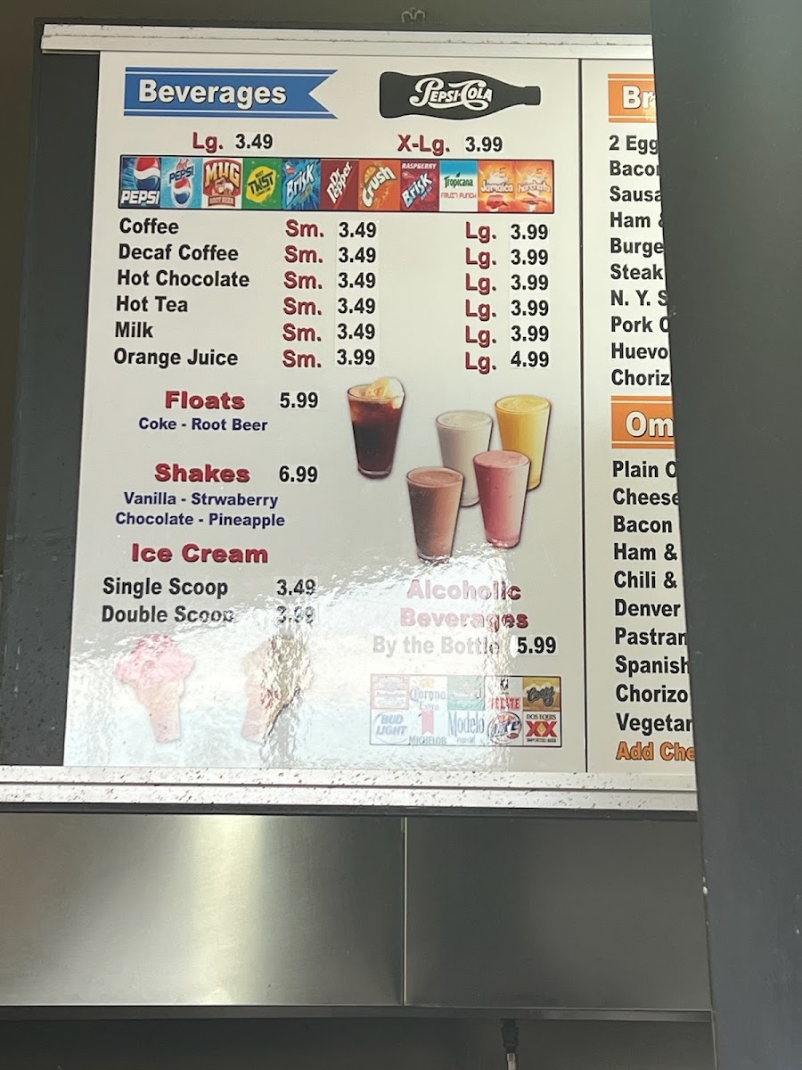 Dino's Burgers Photo Menu 1