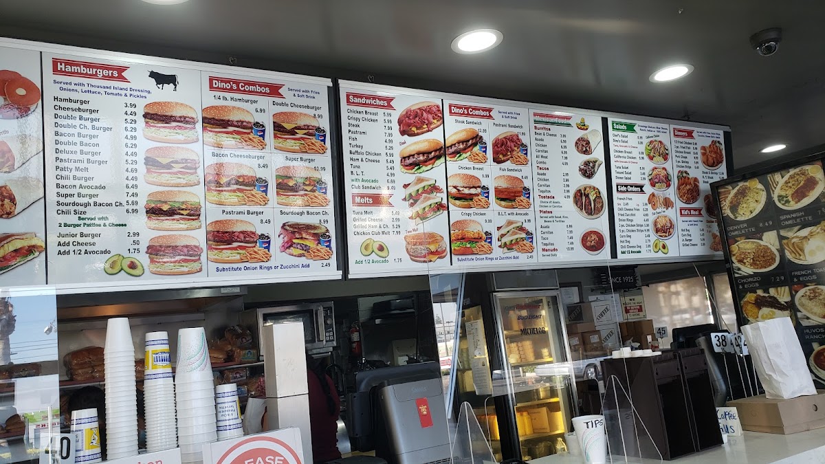Dino's Burgers Photo Menu 10