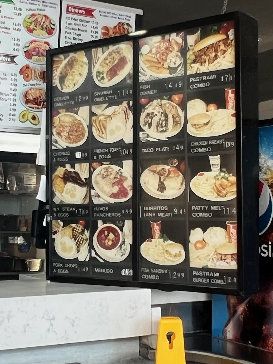 Dino's Burgers Photo Menu 5