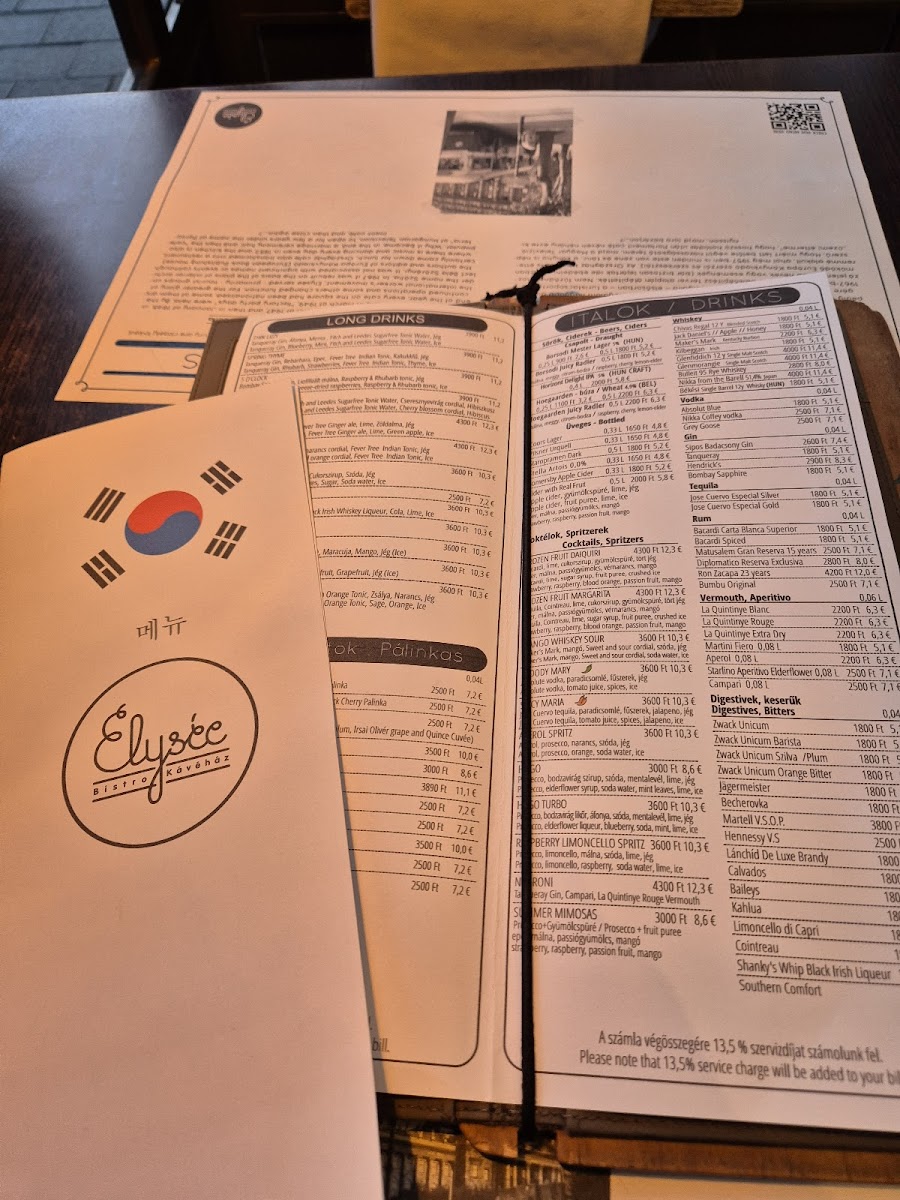 Elysée Bistro & Kávéház Photo Menu 10