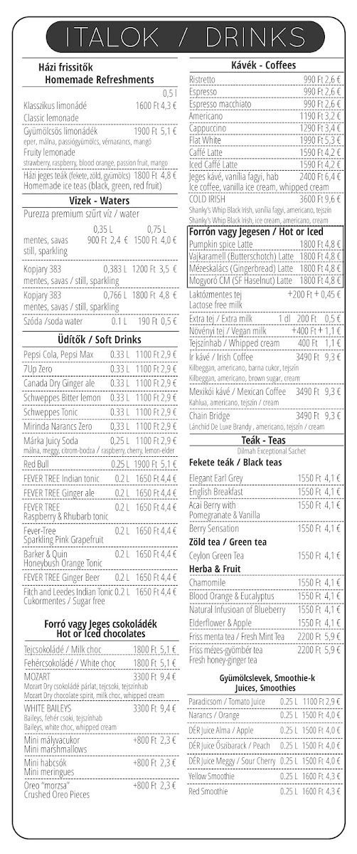 Elysée Bistro & Kávéház Photo Menu 3