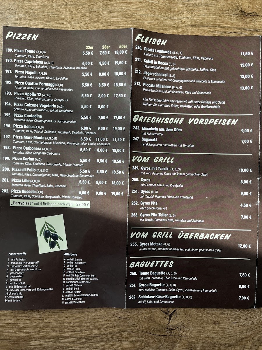Pizzeria Marco Polo Photo Menu 1