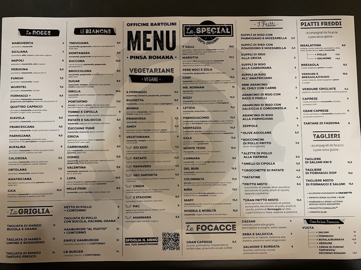 Officine Bartolini Photo Menu 1