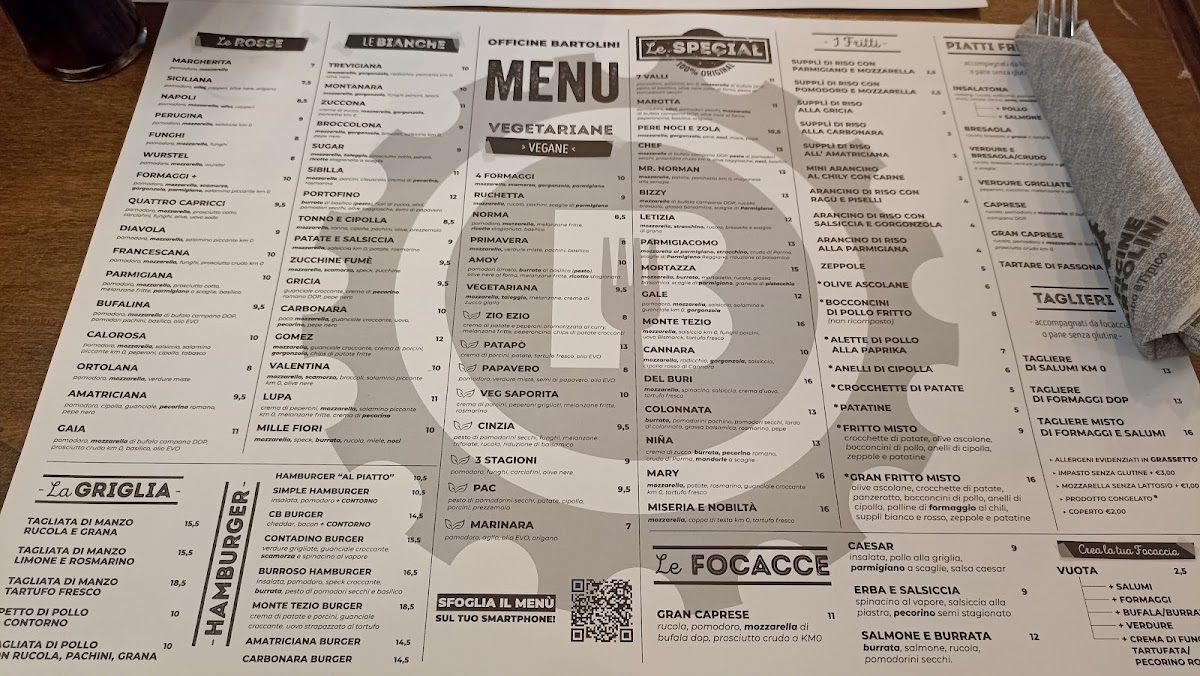 Officine Bartolini Photo Menu 2