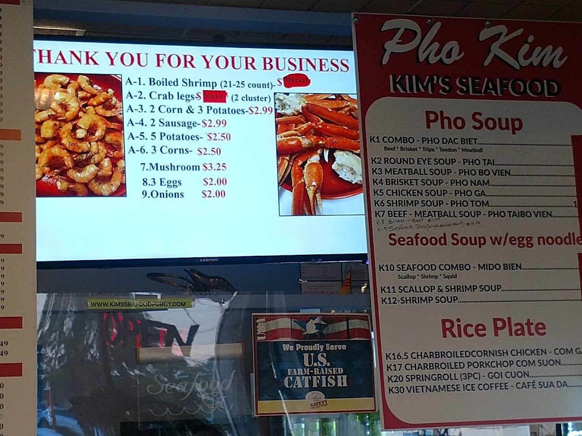 Kim’s Seafood & Po-Boy Bossier Photo Menu 4