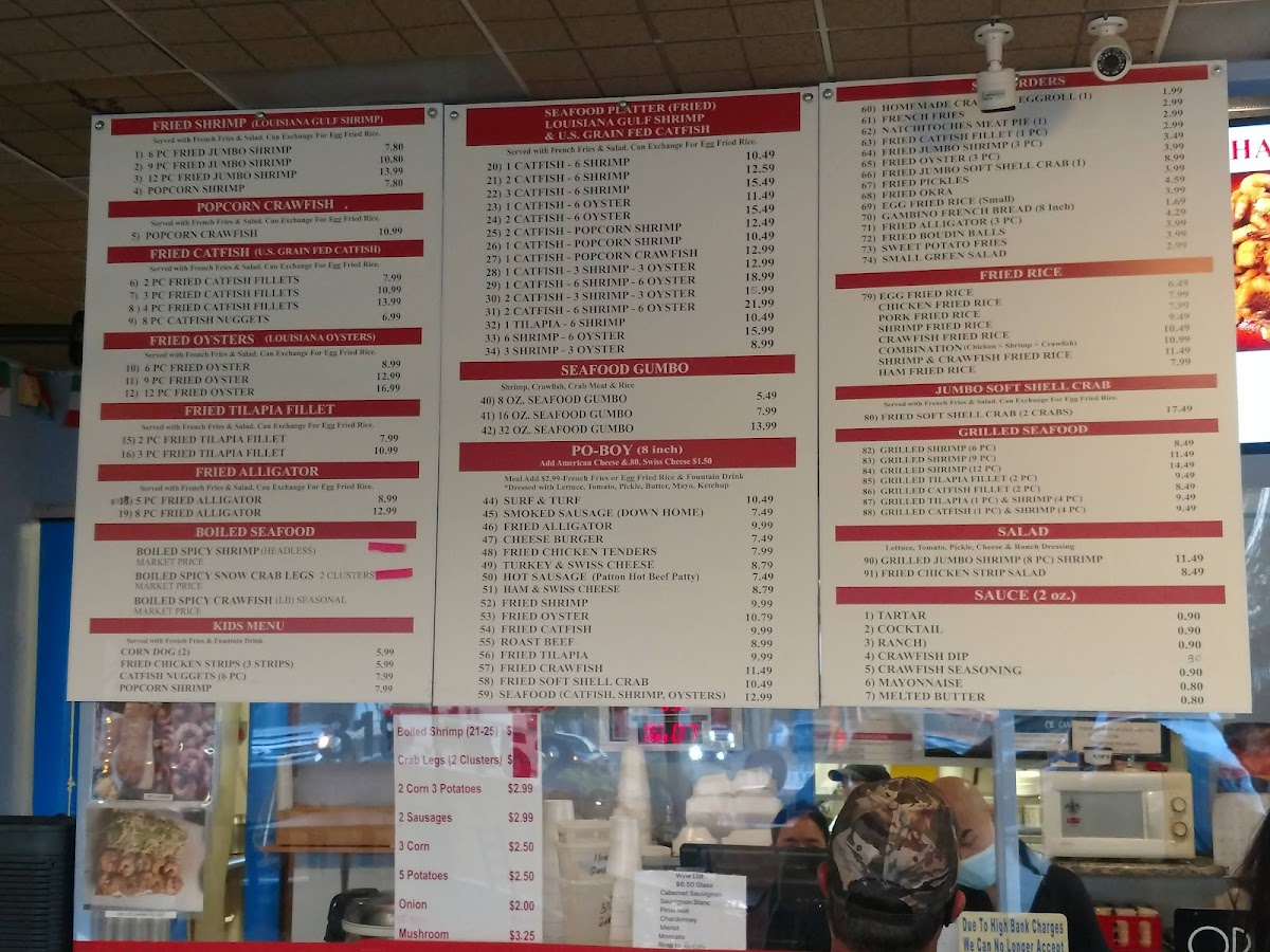 Kim’s Seafood & Po-Boy Bossier Photo Menu 5