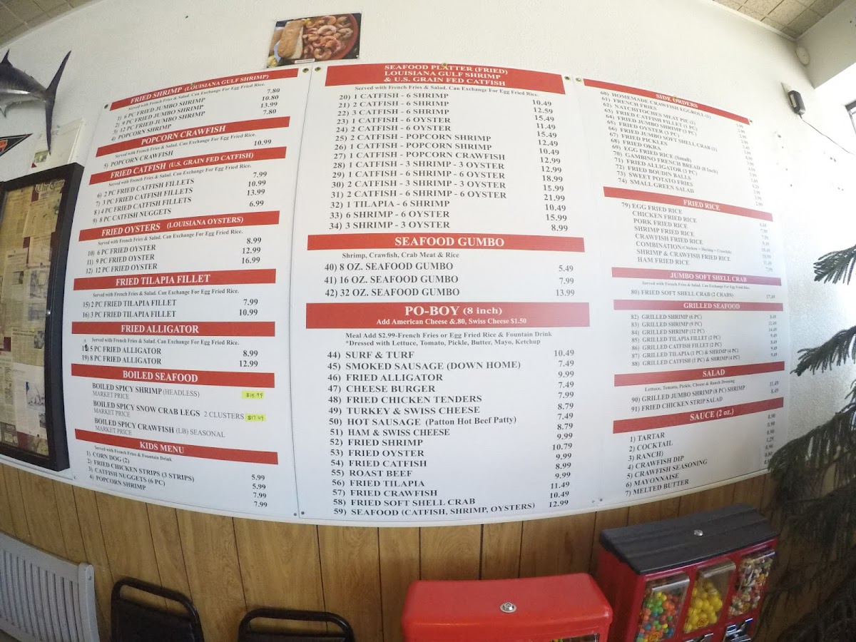 Kim’s Seafood & Po-Boy Bossier Photo Menu 7