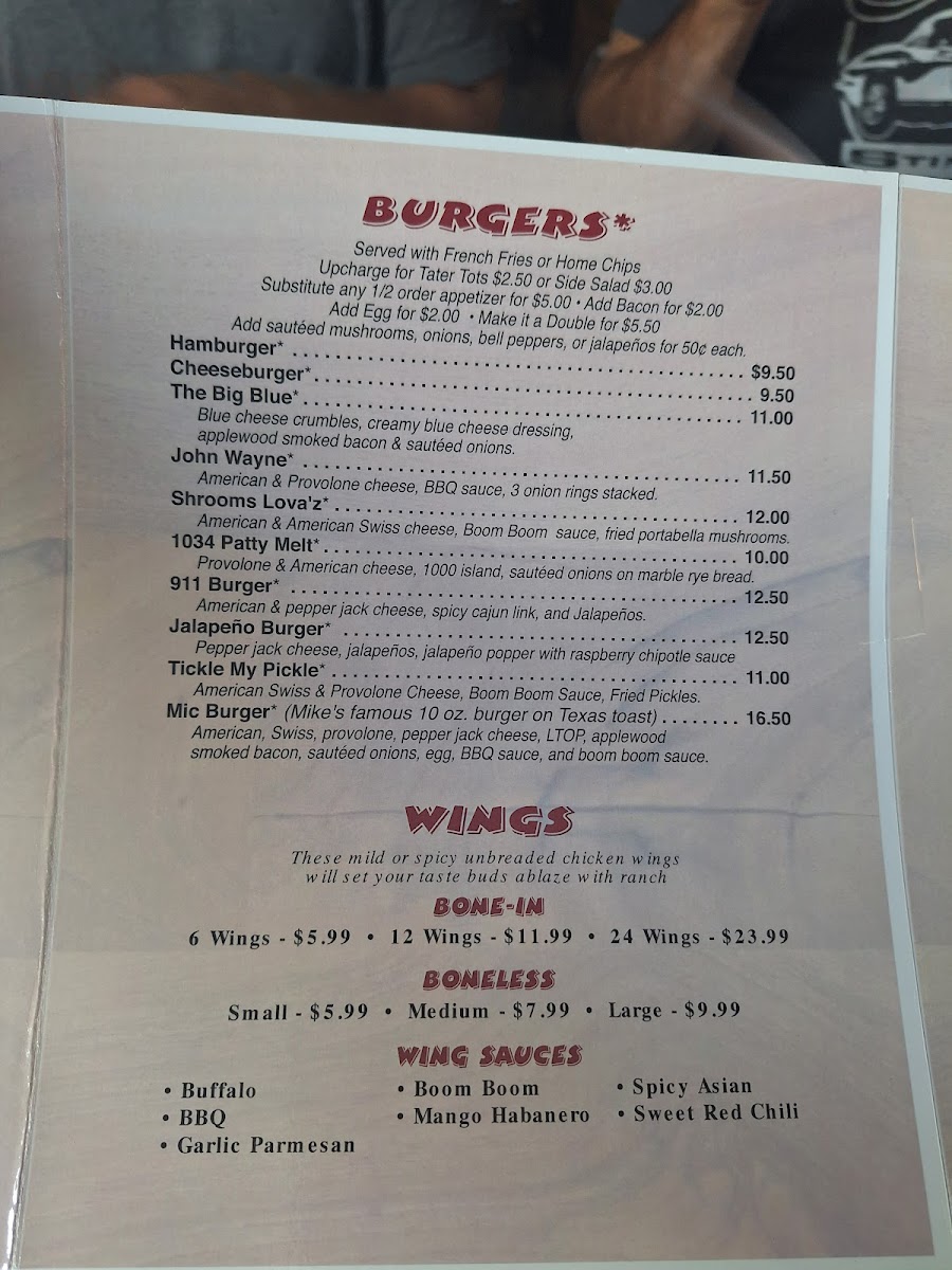 Ten34 Brickhouse Photo Menu 3