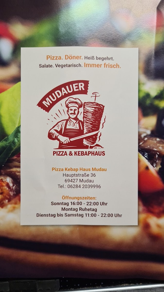 Mudauer Kebab Haus Photo Menu 10