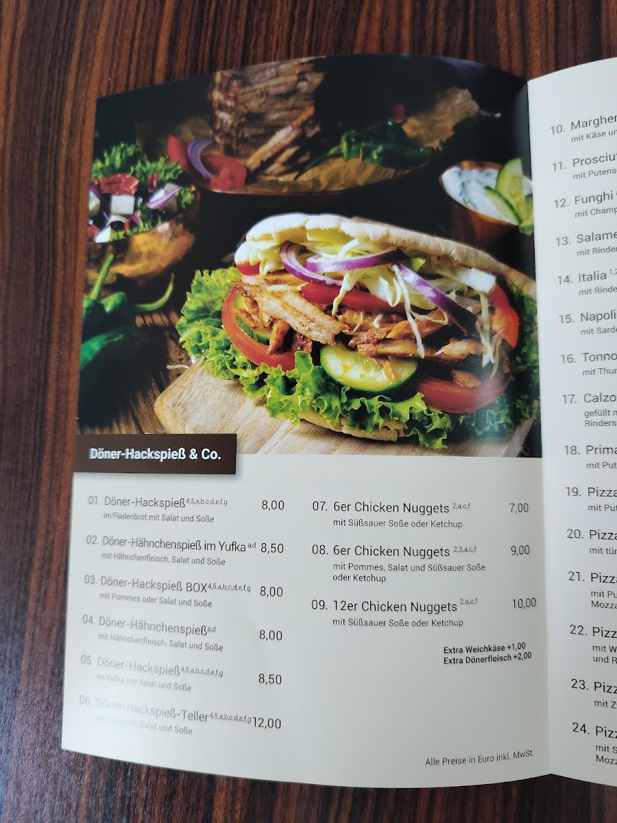 Mudauer Kebab Haus Photo Menu 2