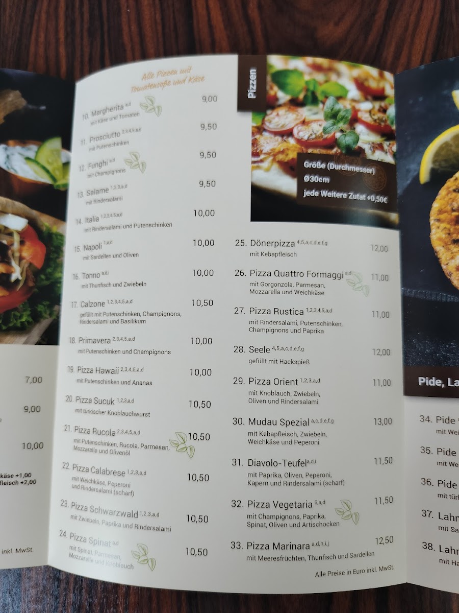 Mudauer Kebab Haus Photo Menu 5