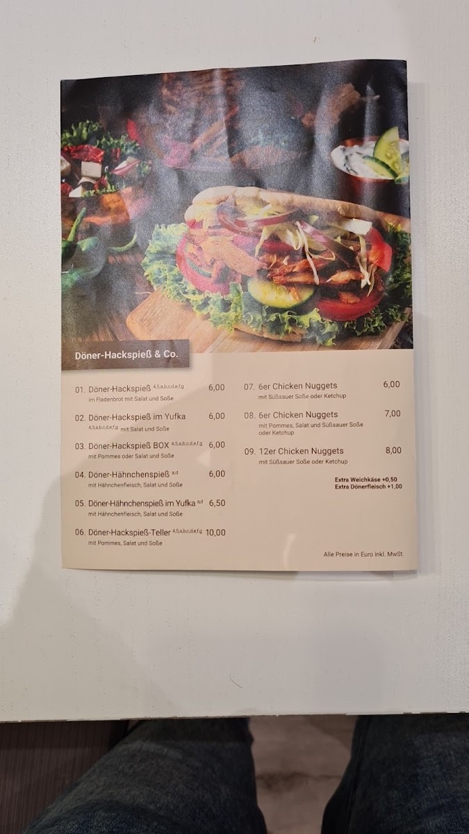 Mudauer Kebab Haus Photo Menu 7