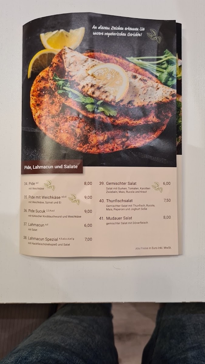 Mudauer Kebab Haus Photo Menu 8