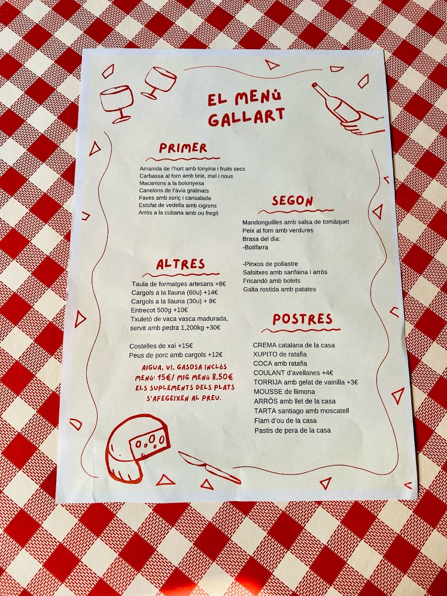 Can Gallart Photo Menu 5