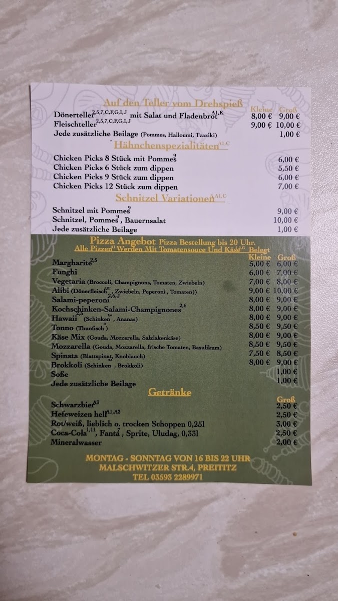 Kebabhaus Alibi Photo Menu 3