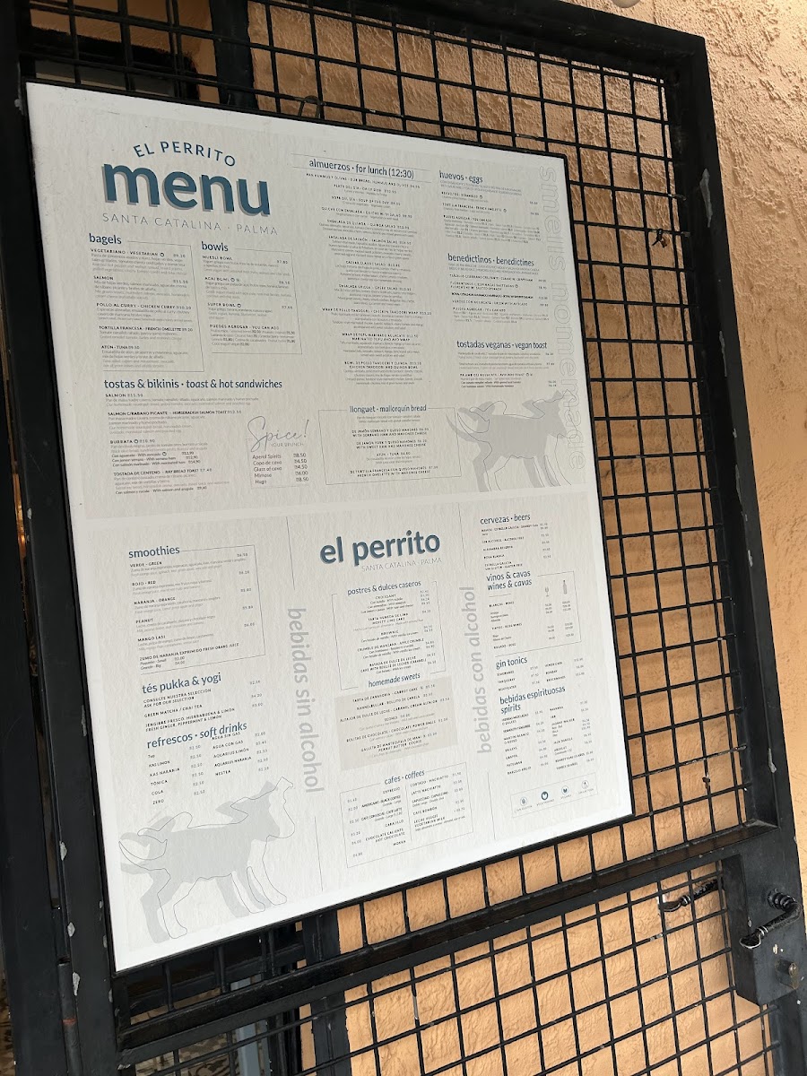 El Perrito Photo Menu 4