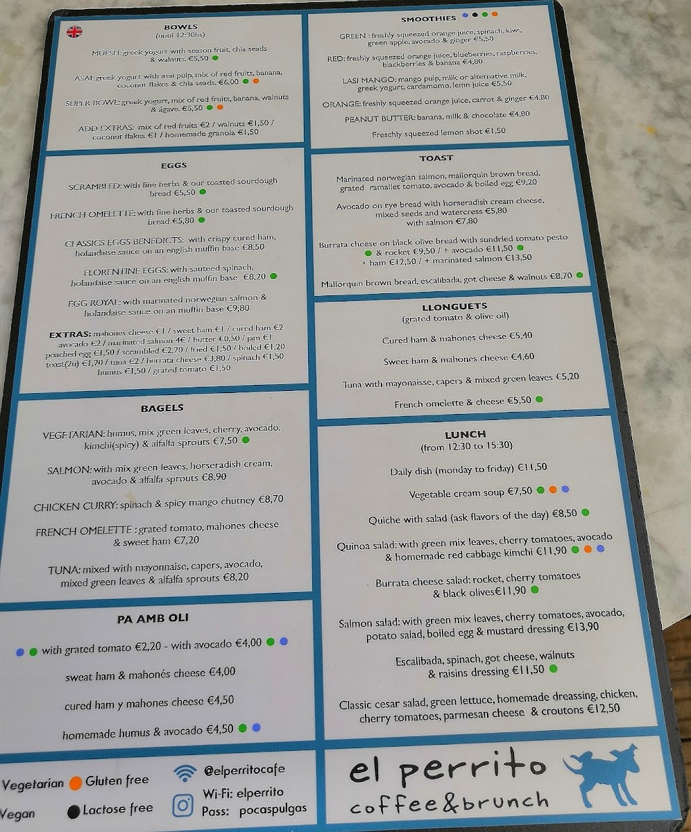 El Perrito Photo Menu 6