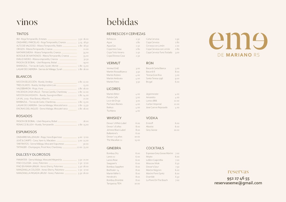 Restaurante EME de Mariano RS Photo Menu 6
