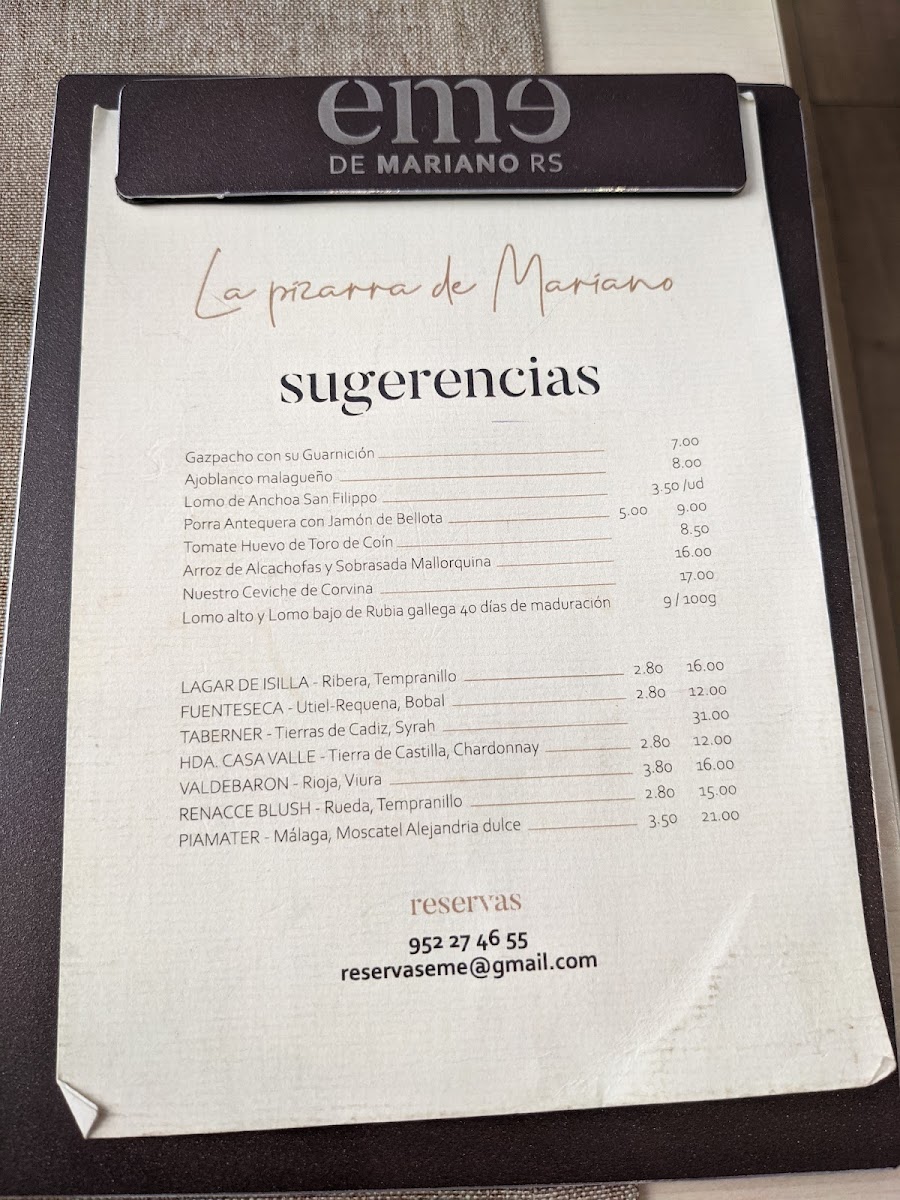 Restaurante EME de Mariano RS Photo Menu 9