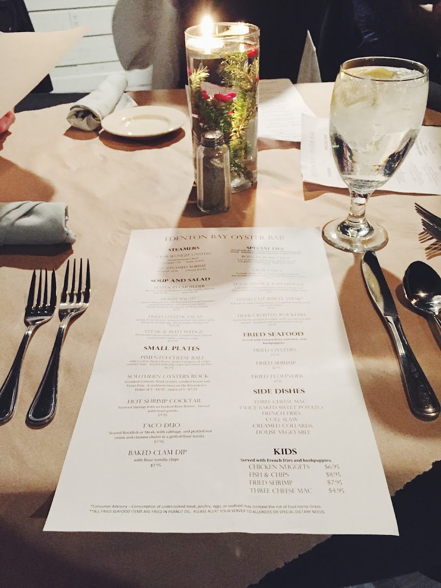 Edenton Bay Oyster Bar Photo Menu 8