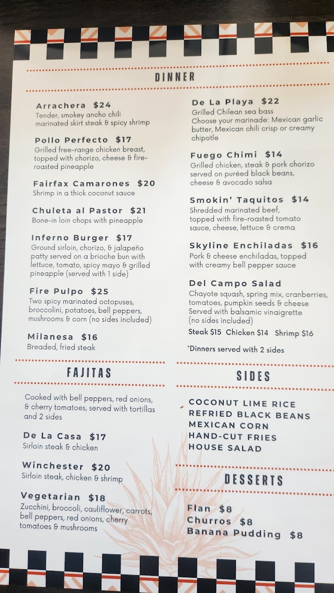 Fuego Tacos & Mezcal Photo Menu 1