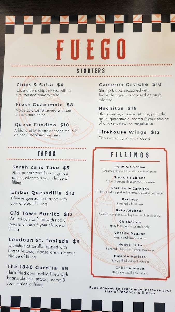 Fuego Tacos & Mezcal Photo Menu 2