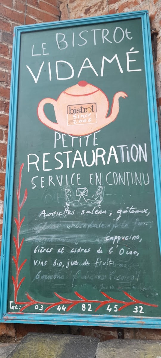 Le Bistrot du Vidamé Photo Menu 2