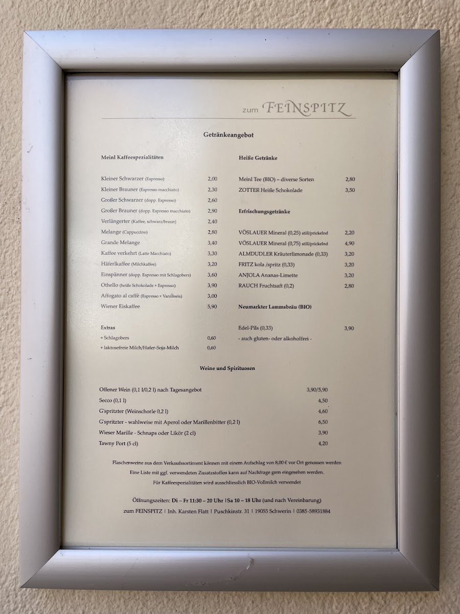 Zum Feinspitz Photo Menu 4