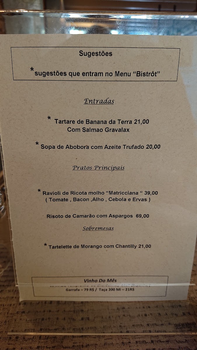 La Villa Bistrô Francês Photo Menu 8