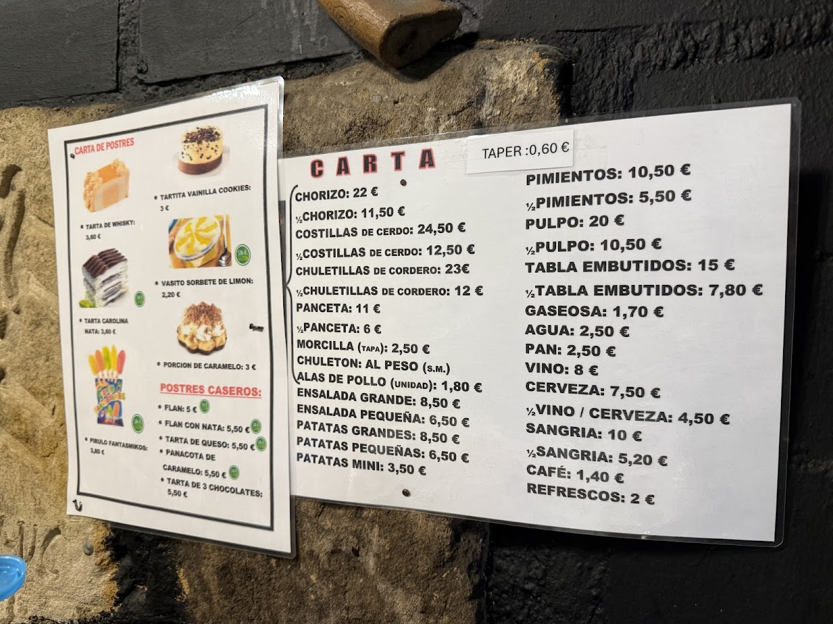Bodega Los Yugos Photo Menu 1