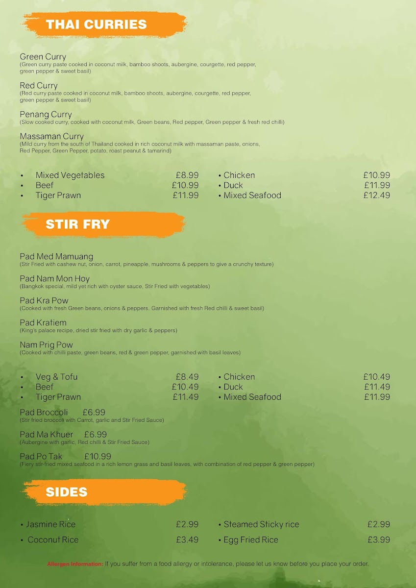 Wok n Smoke Photo Menu 2