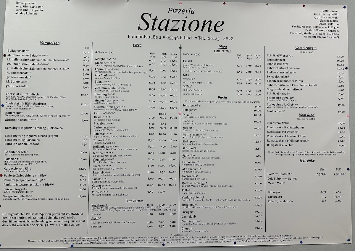 Pizzeria Stazione To Go Photo Menu 1