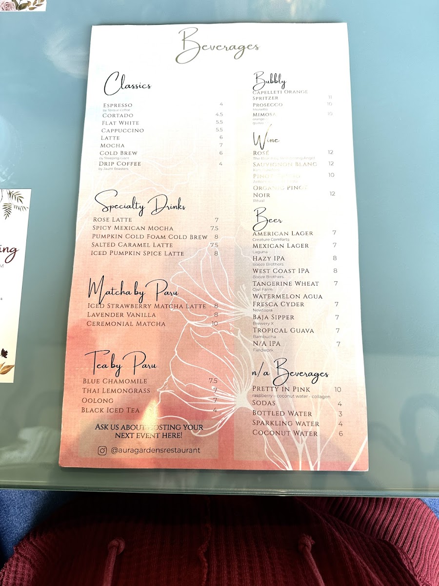 Aura Gardens Photo Menu 8