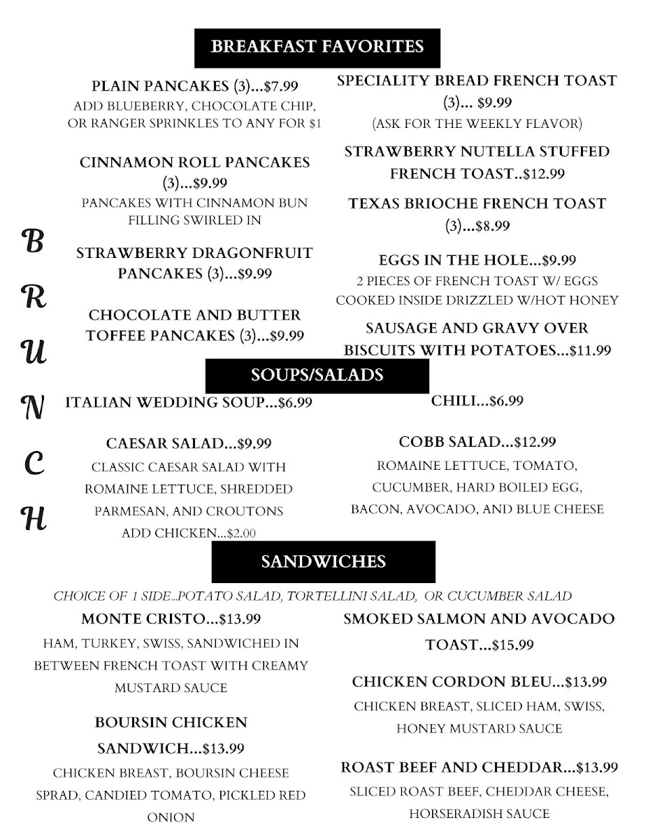 Moss Family Farm & Bistro Photo Menu 1
